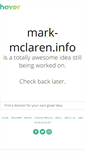 Mobile Screenshot of mark-mclaren.info