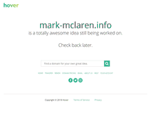 Tablet Screenshot of mark-mclaren.info
